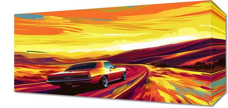 Obraz 40x20cm Pędź Przed Siebie zdjęcie 1