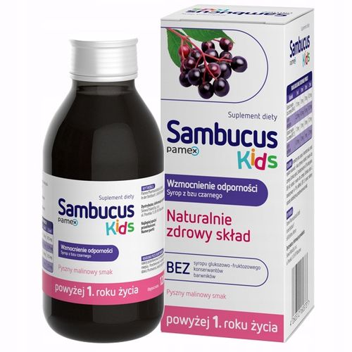 Sambucus Kids syrop z czarnym bzem 120 ml na Arena.pl