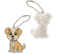 LUMI Breloczek PIES zawieszka brelok odblaskowy odblask dla dziecka psa