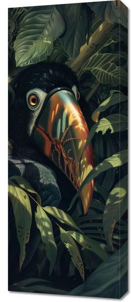 Obraz 40x100cm Skryty Tukan zdjęcie 1