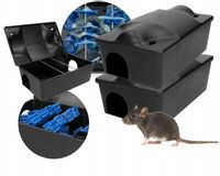 ZESTAW STACJA DERATYZACYJNA KARMNIK MULTIBOX NA TRUTKĘ NA MYSZY (2 SZT)