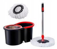 MOP OBROTOWY ROTACYJNY 360 TURBO 3w1 + 2 WKŁADY Z MIKROFIBRY GRATIS