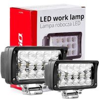 2xLampa robocza LED halogen Szperacz 45W AMIO-02436 24V 15LED AWL22 12V/24V