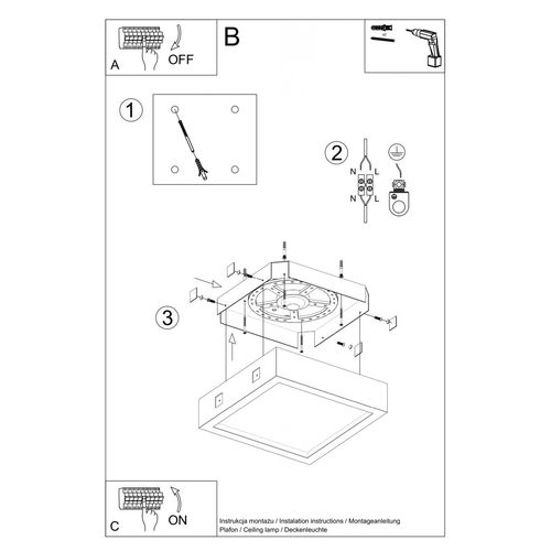 Plafon RIZA beton na Arena.pl