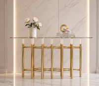 Konsola / komoda złota Amaretto Premium 170x40x80