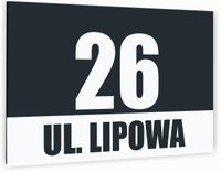Tabliczka Tablica ADRESOWA antracyt 40x30 numer domu ulica dużo wzorów