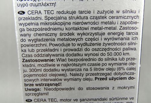 LIQUI MOLY Cera Tec 300ml 7181 dodatek do oleju z ceramiką na Arena.pl