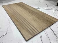Tanie drewnopodobne płytki na schody 30x60 JASNY ZŁOTY DĄB słoje drewna sęk