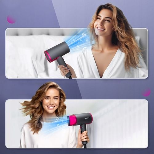 Suszarka do włosów 2200W Z JONIZACJĄ Zimny nawiew + Koncentrator na Arena.pl