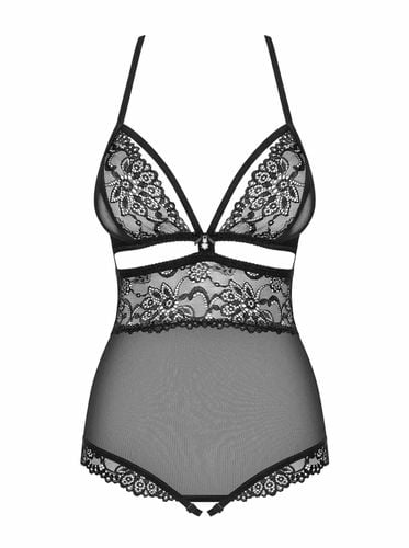 Body Erotyczne Czarne Otwary Krok Obsessive S/M na Arena.pl