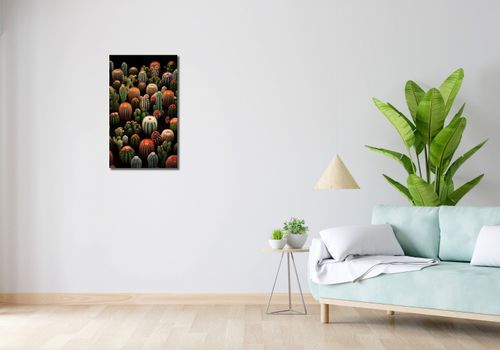Obraz 40x70cm Ogród Kaktusów na Arena.pl