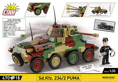 Klocki Sd.Kfz. 234/2 Puma na Arena.pl