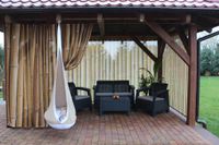 ZASŁONA FIRANKOWA GRAFICZNA OSŁONA ALTANY OD WIATRU SŁOŃCA NA WYMIAR