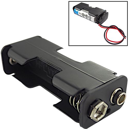 Koszyk obudowa na baterie 2xAA R6 paluszek z wyjściem na zatrzask 9V 6F22 na Arena.pl