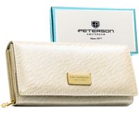 portfel damski skóra+pu ptn px28-cnf-5518 ecru