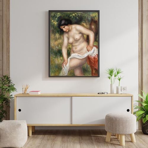 Bather Drying Herself, Pierre-Auguste Renoir - plakat 59,4x84,1 cm na Arena.pl