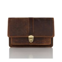 vintage saszetka męska do ręki skórzana paolo peruzzi t-21-hbr