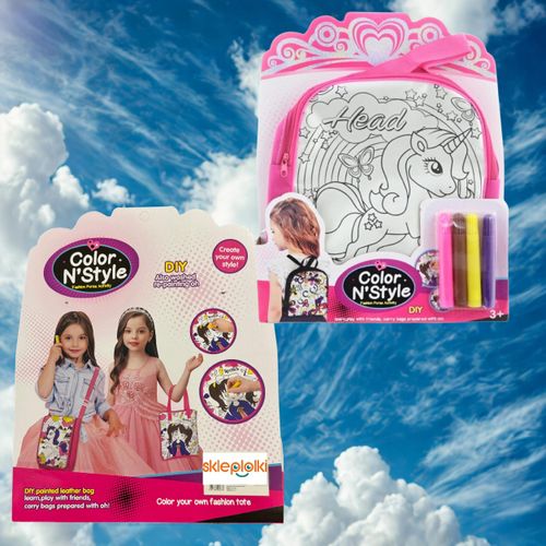 PLECAK DLA DZIECI KREATYWNY DO PRZEDSZKOLA ZABAWY KOLOROWANIA GRATIS PISAKI na Arena.pl