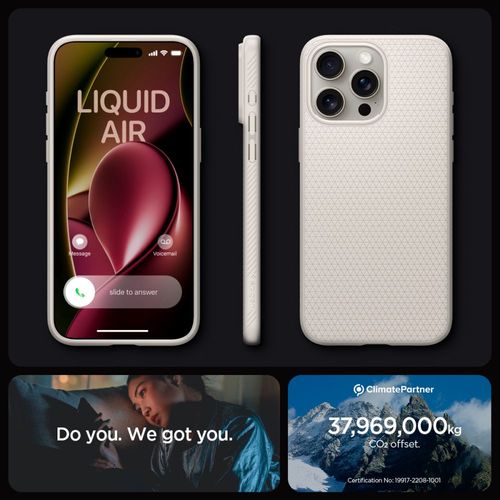 SPIGEN LIQUID AIR IPHONE 15 PRO NATURAL TITANIUM na Arena.pl