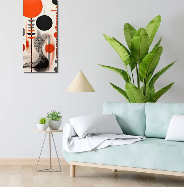 Obraz 30x70cm Kontrastowy Kosmos zdjęcie 2