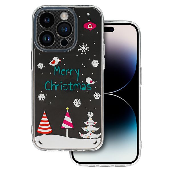 TEL PROTECT Christmas Case do Iphone 13 Pro Wzór 4 Clear zdjęcie 1