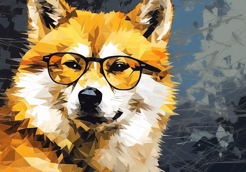 Plakat 100x70cm Intelektualny Psiak zdjęcie 1