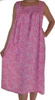 Plażówka podomka sukienka bawełniana plus 52 54 56 Kolor: Różowy