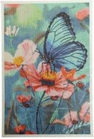 Obraz diamentowy MOTYL malowanie diamentami 40 x 60 cm dekoracja diamentowa