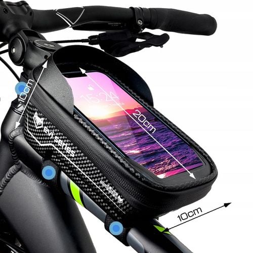 SAKWA ROWEROWA uchwyt na telefon, torba rowerowa WODOODPORNA PREMIUM M na Arena.pl