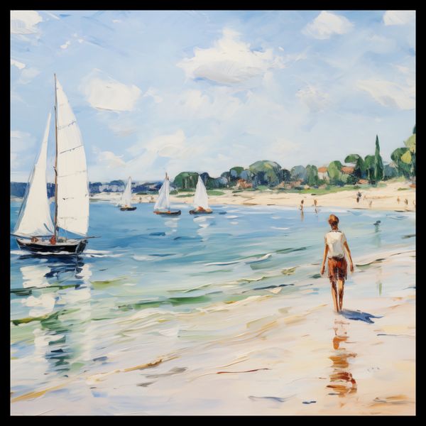 Plakat 60x60cm Życie na Brzegu zdjęcie 2