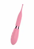 toyjoy pin point fest vibrator silikonowy, 7 trybow, usb, fioletowy