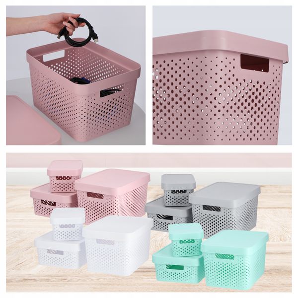 Curver Pojemnik Pudełko Z Pokrywką 17 L Różowy zdjęcie 6