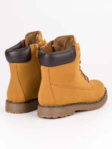 CAMELOWE TRAPERKI Rozmiar - 36 na Arena.pl