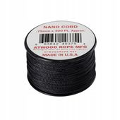 Linka Nano Cord ATWOOD (0,75mm/91m) czarna (CD-NC3