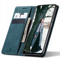 ELEGANCKIE ETUI Z KLAPKĄ SPACECASE WALLET SKÓRZANE DO REDMI NOTE 11/11S