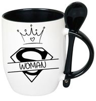 KUBEK Z ŁYŻECZKĄ PREZENT DZIEŃ KOBIET DLA KOLEŻANKI DZIEWCZYNY MAMY WZORY