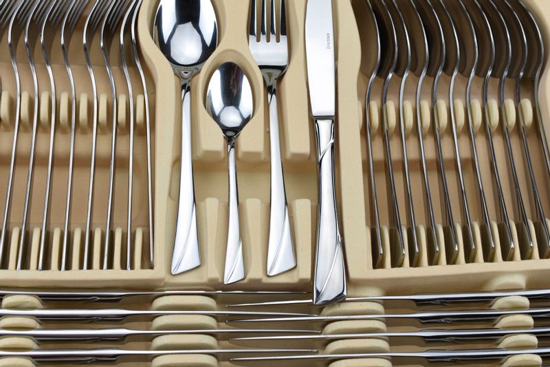 Sztućce Satynowane w Walizce 72 ele 12 osób zdjęcie 11