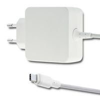 Uniwersalny Zasilacz sieciowy 45W 5-20V 2-3A USB typ C PD Biała