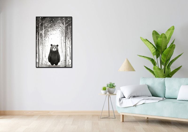 Plakat 64x90cm Ciekawski Miś zdjęcie 4