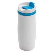 Kubek izotermiczny Viki 390 ml, Niebieski / Biały