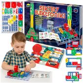 SEKRETY ELEKTRONIKI 180 EKSPERYMENTÓW ZESTAW EDUKACYJNY DLA CHŁOPCA PREZENT