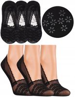 Antypoślizgowe Stopki ABS Damskie Niskie Skarpetki Balerinki Silikon 35-38