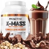 GAINER w proszku białko węglowodany ProActive X-MASS CZEKOLADA ORZECH 3 kg