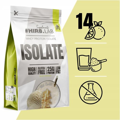 Izolat Białka BIAŁKO 700 g WPI Whey Protein Isolate Biała Czekolada Hiro na Arena.pl
