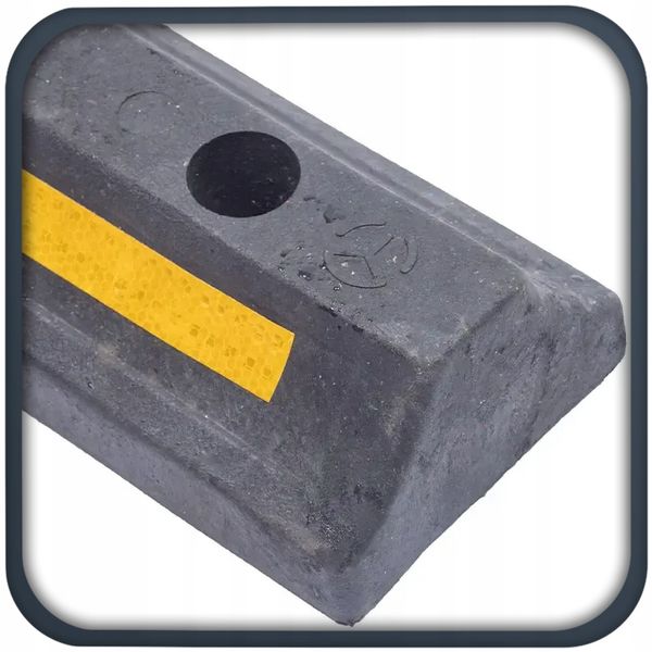 Separator Odbojnik Parkingowy Gumowy Ogranicznik Odbojnica 54 cm+śruby zdjęcie 12