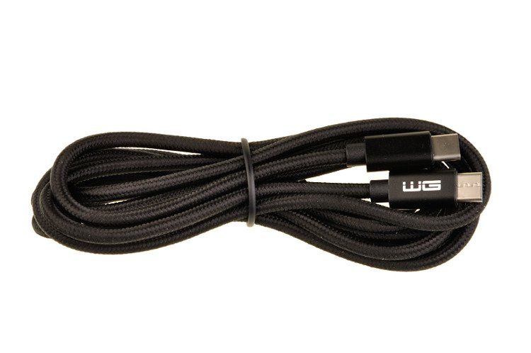 Kabel WG nylonowy USB Typ C - USB Typ C 1m zdjęcie 3
