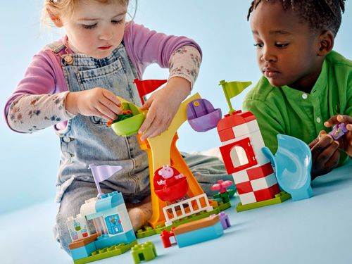 LEGO DUPLO Świnka Peppa Wesołe miasteczko 10453 53 elementy na Arena.pl