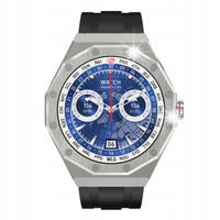 Smartwatch Kiano Watch Elegance Wodoodporny AMOLED 1.45 Black srebrny