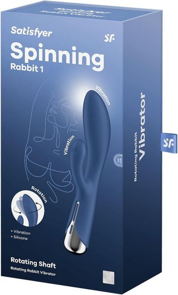 Satisfyer Spinning Rabbit 1 Blue zdjęcie 4