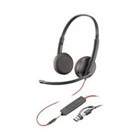 Słuchawki z mikrofonem Poly Blackwire 3225 Stereo USB-C + 3,5mm jack
